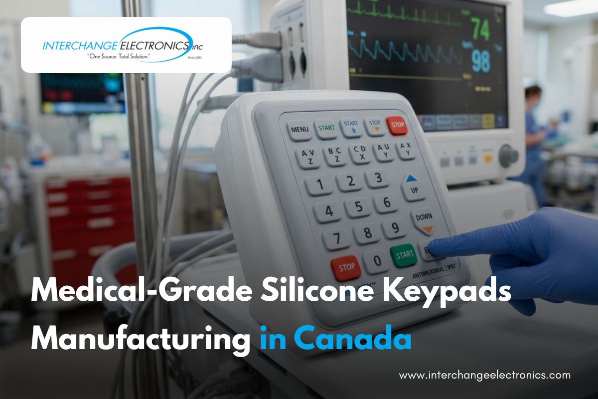 Medical-Grade Silicone Keypads Manufacturing in Canada